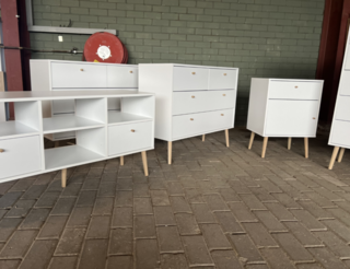 Partij kasten en opbergers Byfonq, Wit